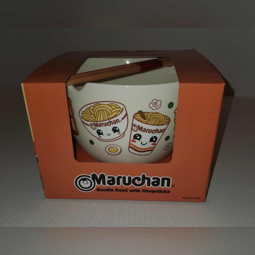 Maruchan Ramen Noodle Bowl with chopsticks by MAD Engine